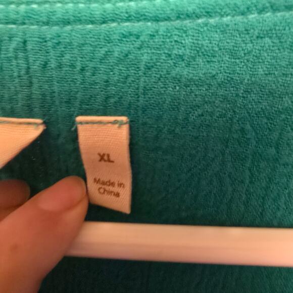 Soft Surroundings Siesta Key Crepe Tunic Shirt - Picture 5 of 6